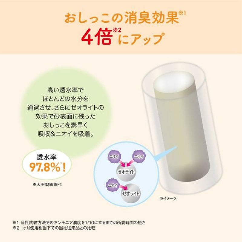 大王製紙 キミおもいパワフル消臭・抗菌システムトイレ用ネコ砂大粒 4L