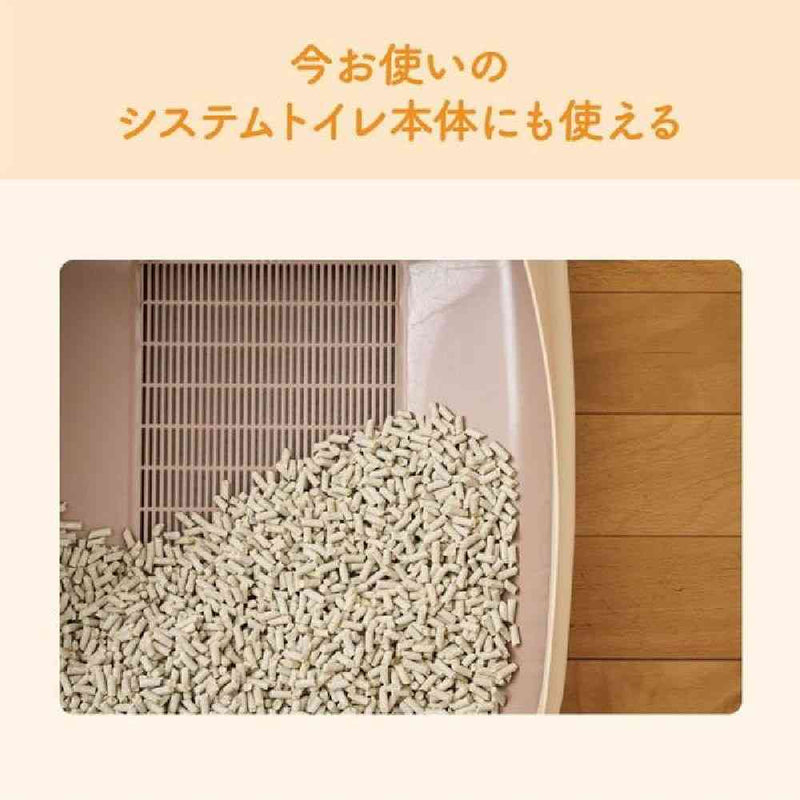 大王製紙 キミおもい パワフル消臭・抗菌 システムトイレ用ネコ砂 大粒 4L