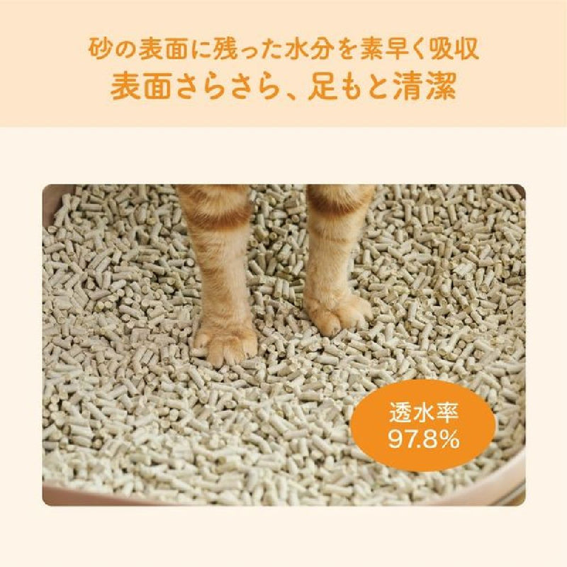 大王製紙 キミおもいパワフル消臭・抗菌システムトイレ用ネコ砂大粒 4L