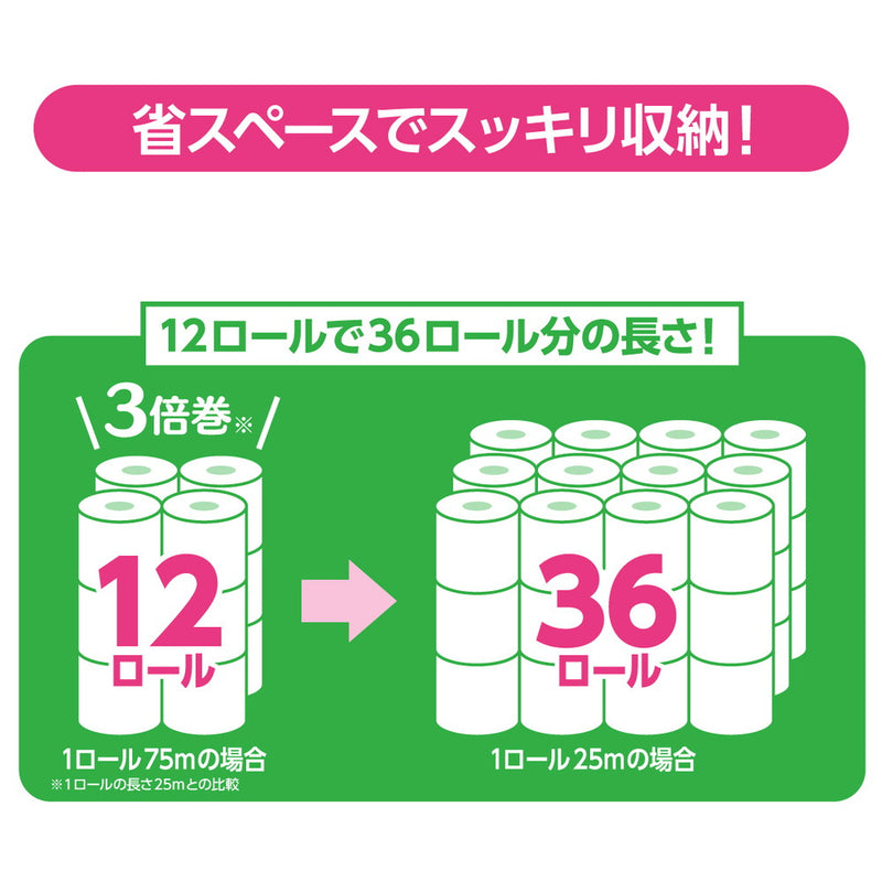 Daio Paper Puffy 3x Roll Double 8 Rolls