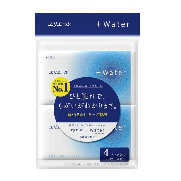 大王製紙 エリエール＋Water（ポケット） 14組4パック