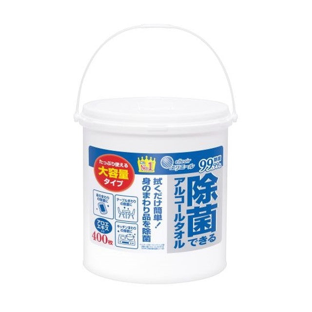 大王製紙 エリエール 除菌できるアルコールタオル 大容量本体 400枚