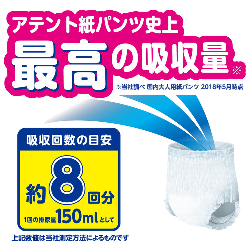 アテント夜1枚安心パンツ パッドなしでずっと快適M〜L 14枚