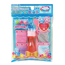 トーヨー リリアンセット RP 糸4色、編み機1個、編み棒1本、ビーズ5個