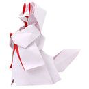 超難解折紙 狐の嫁入り 6枚(奉書紙〈赤〉2枚・上質紙4枚)