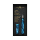 寺西化学工业吉他玻璃笔带极光帽孔雀蓝 108 毫米