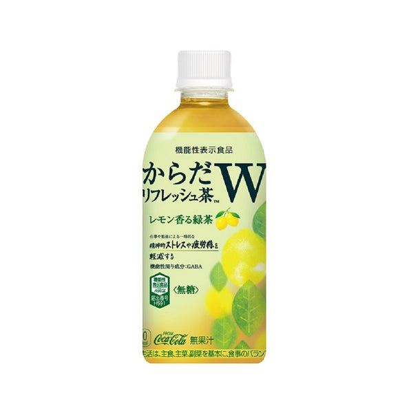 ◆[功能声称食品]可口可乐身体清爽茶W柠檬味绿茶350ml