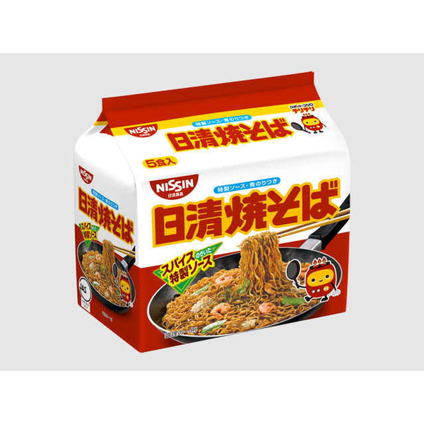Y*。様 白×紫オッサンのコ（焼きそば） ◇日清 焼きそば 500G