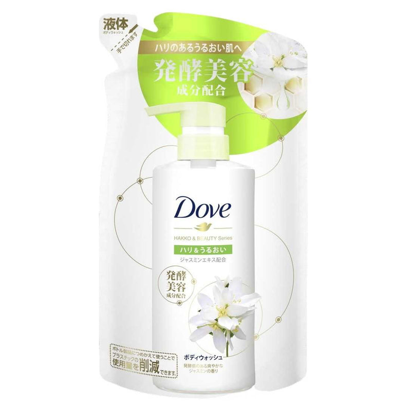 Unilever Dove Body Wash Fermentation &amp; Beauty Series Hari &amp; Moisture Refill 340g