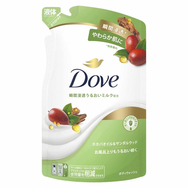 Dove 荷荷芭油和檀香沐浴露补充装 330g