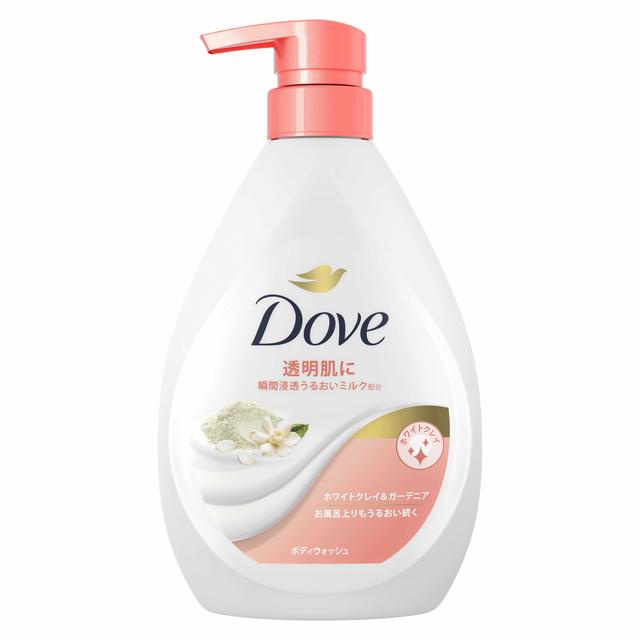 Dove Body Wash White Clay & Gardenia Pump 470g