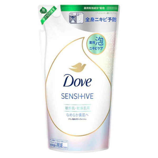 【医薬部外品】ユニリーバ 薬用 ダヴ ニキビケア 泡 ボディウォッシュ なめらか素肌 つめかえ用  430g