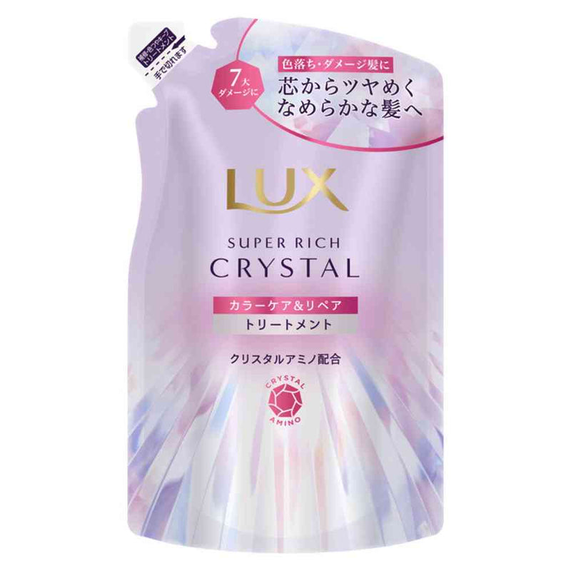 ユニリーバ ラックス スーパーリッチクリスタル カラーケア＆リペア トリートメント つめかえ用 300g