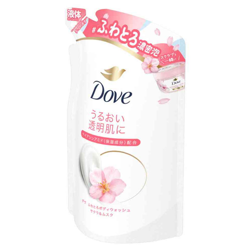 ユニリーバ ダヴ ふわとろボディウォッシュ サクラ＆ムスク つめかえ用 340g