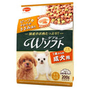 日本ペットフード ビタワン君のWソフト 成犬用 ビーフ味・やわらかささみ添え 200g