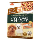 日本ペットフード ビタワン君のWソフト 15歳以上 ビーフ味・やわらかささみ添え 200g