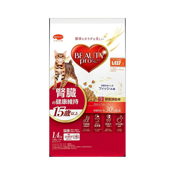 ビューティープロキャット腎臓の健康維持15歳以上 1.4kg