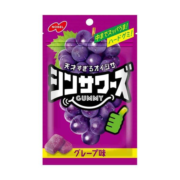 ◆ノーベル製菓 シンサワーズグミ グレープ味 50g
