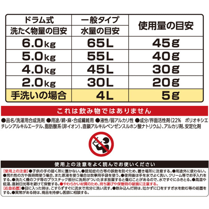 NSファーファ・ジャパン WORKERS（ワーカーズ） 作業着液体洗剤 詰め替え 720g