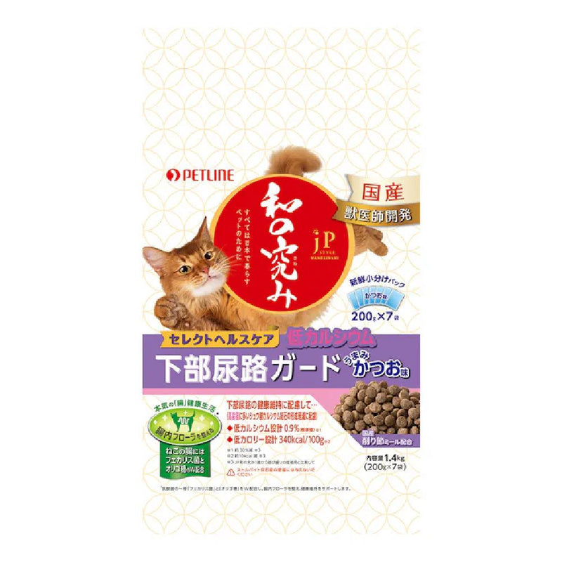ペットライン JPスタイル 和の究み セレクトヘルスケア 下部尿路ガード 低カルシウム 1.4kg