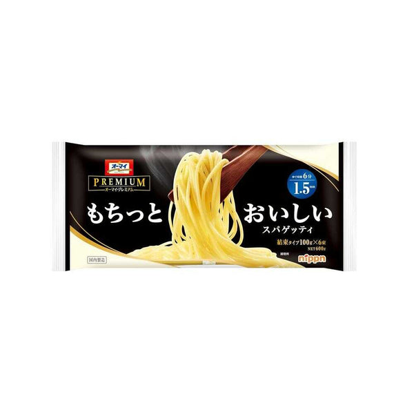 ◇ニップン オーマイプレミアム もちっとおいしいスパゲッティ1.5mm 600g