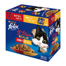 ピュリナフィリックスパウチ 12Pダブルのおいしさお肉バラエティ 600g