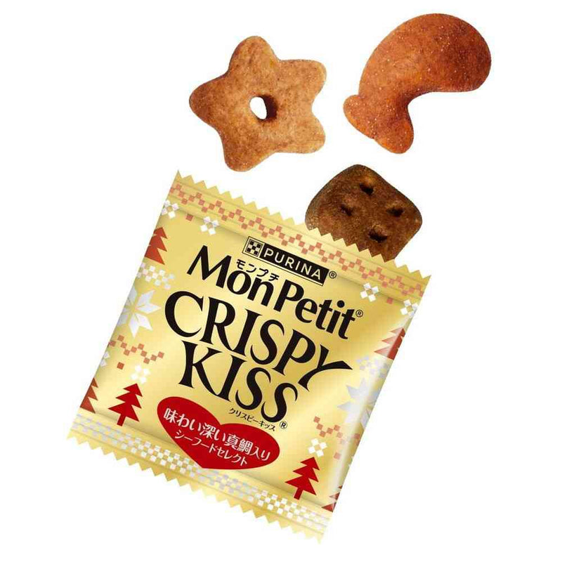 ネスレ日本 モンプチ クリスピーキッス 味わい深い真鯛入 りシーフードセレクト 30g