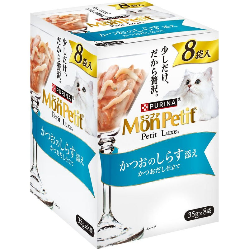 ネスレ日本株式会社　モンプチ　プチリュクスパウチ　かつおのしらす添え ３５ｇ×８Ｐ