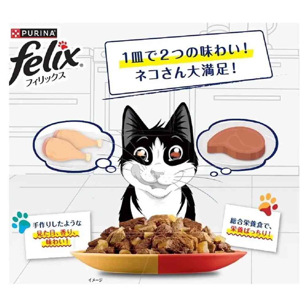 ネスレ フィリックス ダブルのおいしさ お魚とお肉のよりどり