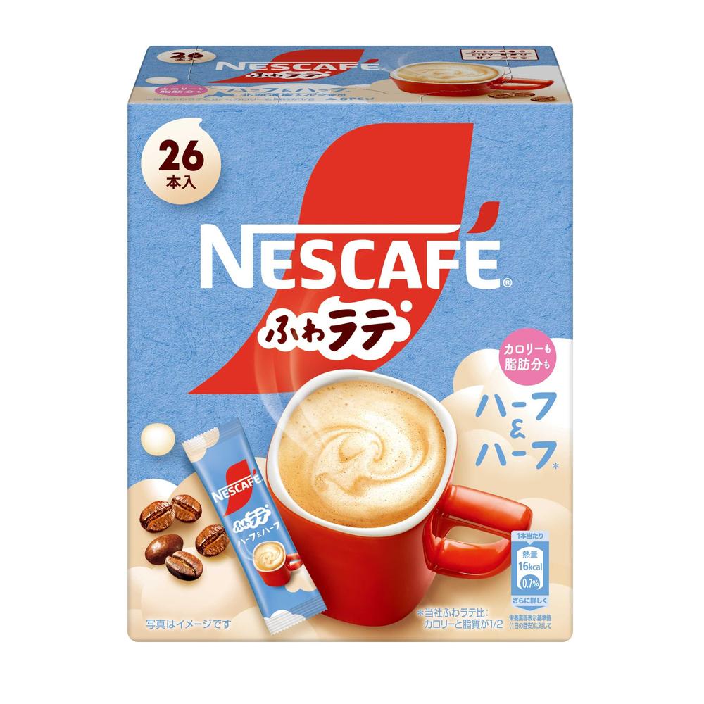 ◇ネスレ ネスカフェ エクセラ ふわラテ ハーフ＆ハーフ 26本入
