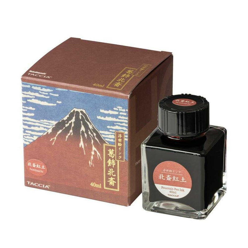 TACCIA 浮世絵インク・染料・40ml／北斎紅土 40ｍL