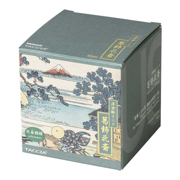 TACCIA 浮世絵インク・染料・40ml／北斎錆緑 40ｍL