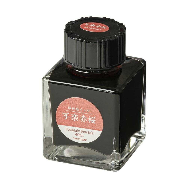 TACCIA 浮世絵インク・染料・40ml／写楽赤桜 40ｍL