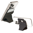 ナカバヤシ マグネット式カード型iPhoneスタンド／ブラック 1個