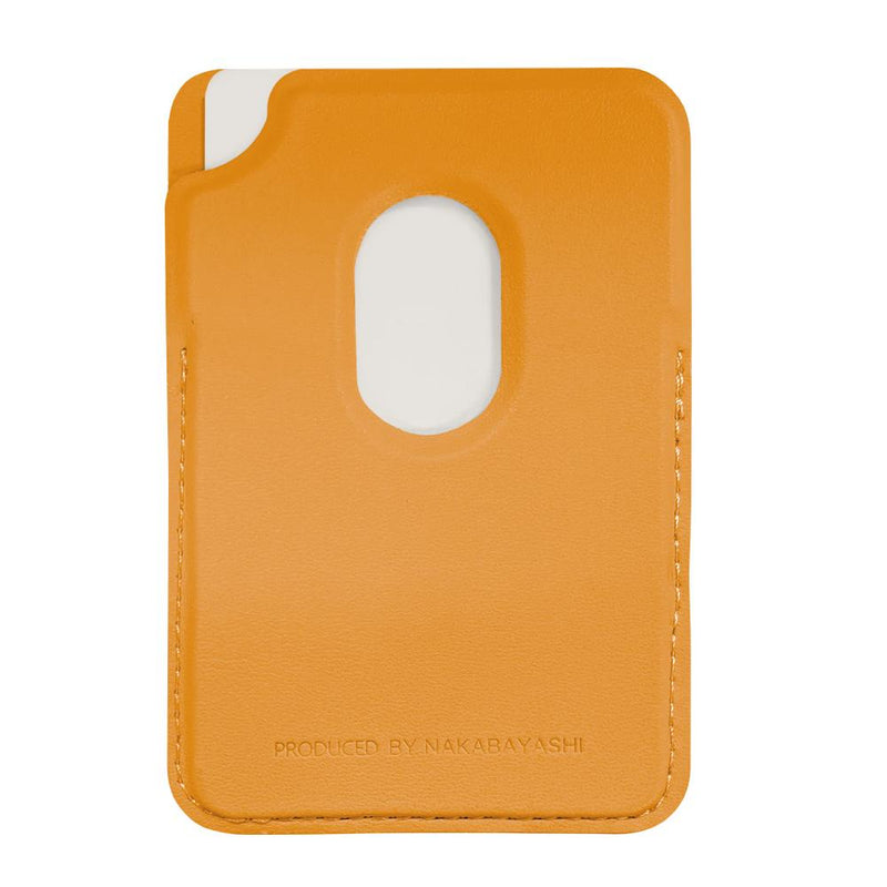 ナカバヤシ マグネット式カード型iPhoneスタンド／オレンジ 1個 71g