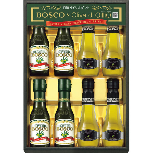 ◆【お歳暮限定】ボスコ＆オリーバデオイリオEXVオリーブオイル◇メーカー直送 ▼返品・キャンセル不可【他商品との同時購入不可】