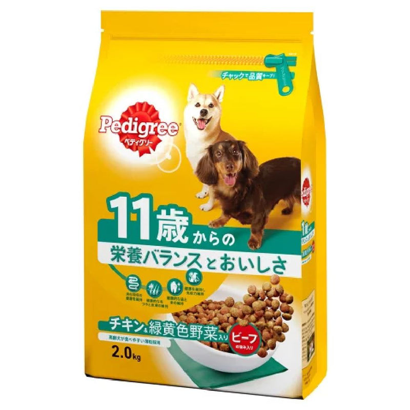 マース ペディグリー 11歳から用 ヘルシーチキン＆緑黄色野菜入り 2kg