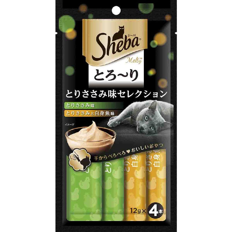 マース シーバ とろーり メルティ とりささみ味セレクション 12g×4本