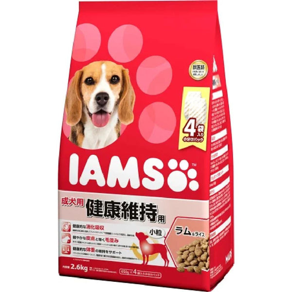 マース アイムス犬 成犬用 健康維持用 ラム＆ライス 小粒 2.6kg