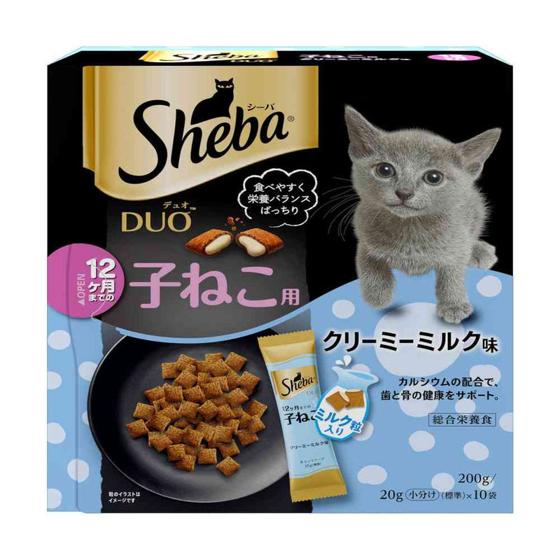 マースジャパンリミテッド シーバ デュオ 12ヶ月までの子ねこ用 クリーミーミルク味 200g