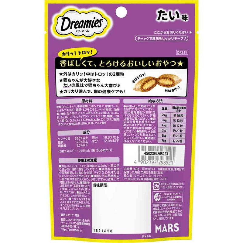 マースジャパンリミテッド ドリーミーズ たい味 60g
