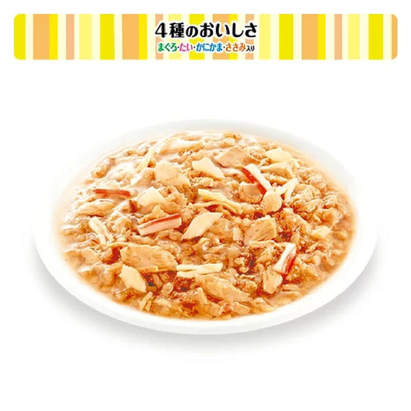 マース カルカンパウチ2種のセレクション 鮪鯛かにかまささみ／鮪鯛白身魚鮭 60g×8