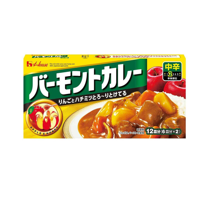 ◆ハウス バーモントカレー 中辛 230g