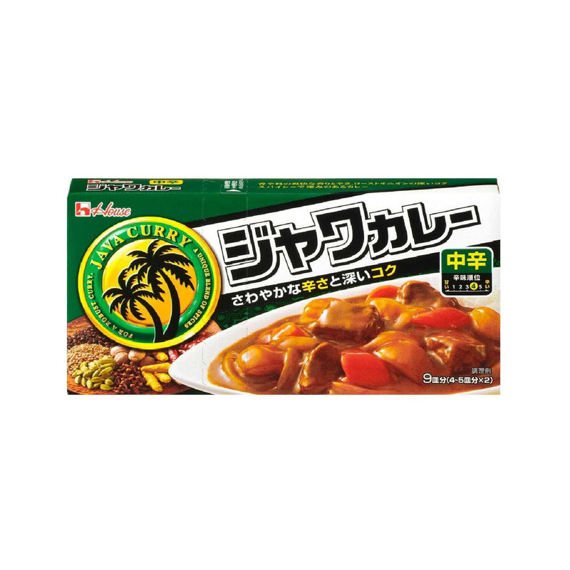 ◆ハウス ジャワカレー 中辛 185g