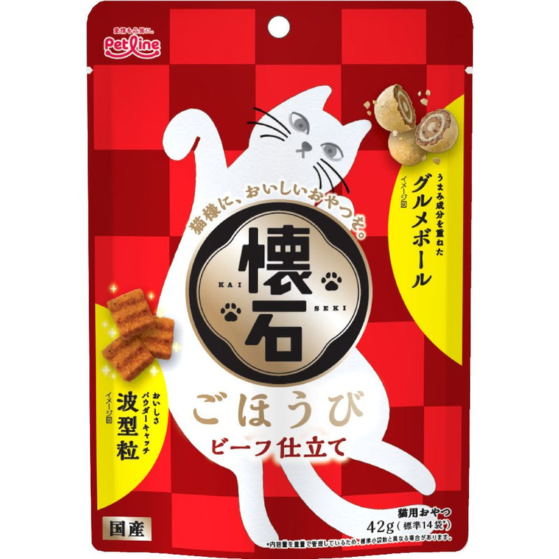 ペットライン 懐石ごほうびビーフ仕立て 42g