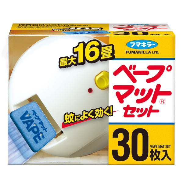 【防除用医薬部外品】フマキラー ベープマットセット 1セット 30枚入