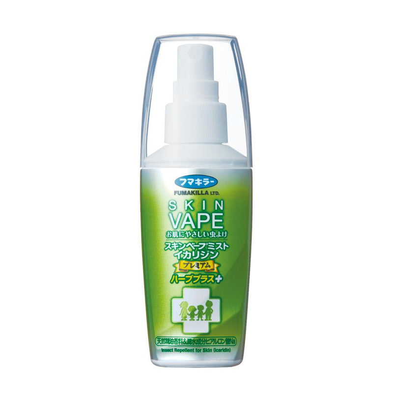 [害虫防治准药品] Fumakira Skin Vape Mist Icaridin Premium Herb Plus 100ml