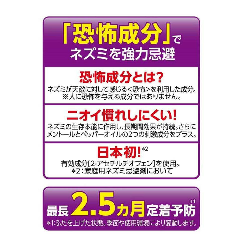 フマキラー ドラネズミバリア 強力忌避剤 2個パック