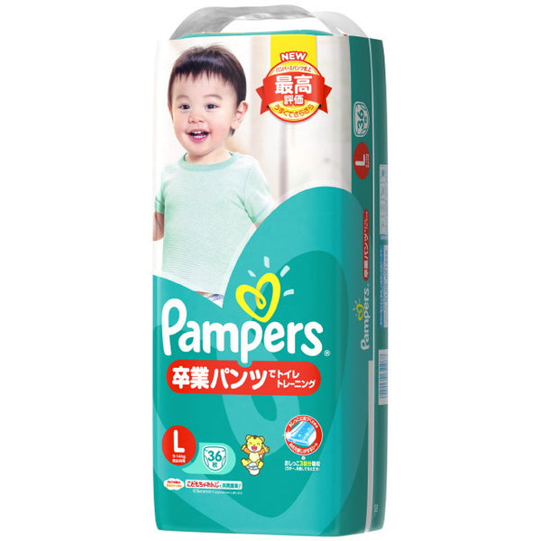 P&amp;G Pampers 毕业裤 L 码（9-14 公斤）36 件*