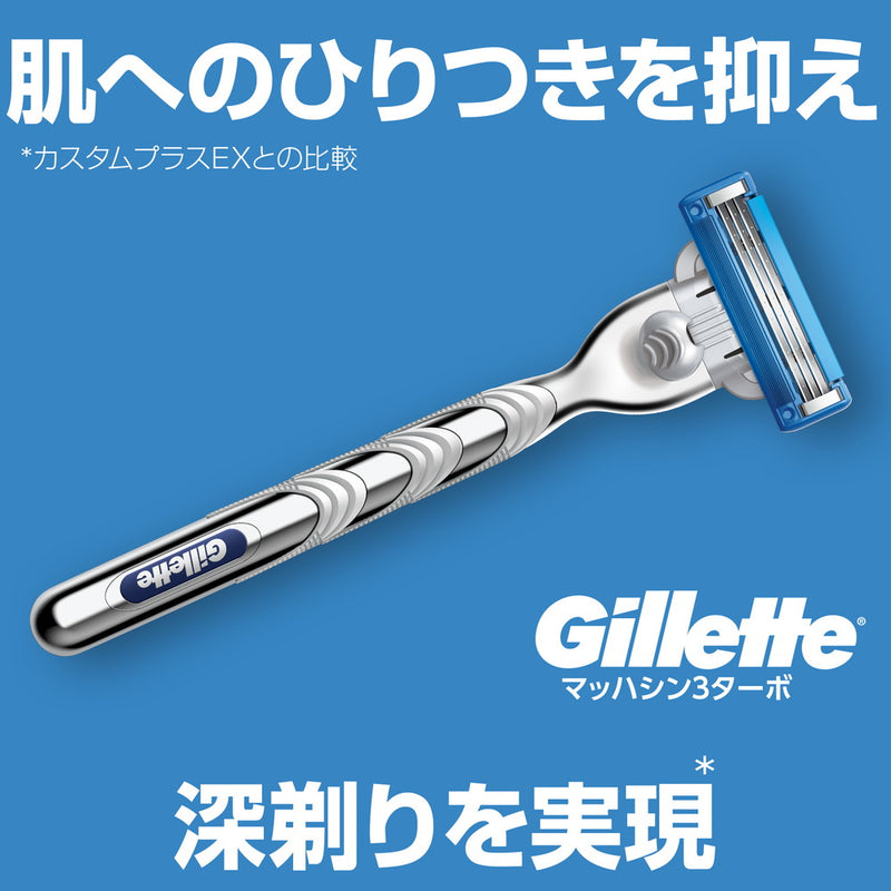 P&amp;G Gillette Mach Thin Three Turbo 8B 备用刀片 8 件